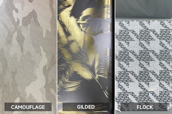Custom Printed silver reflective fabric